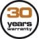 Icon for 30 Year Warranty for Material and Manufacturing Faults